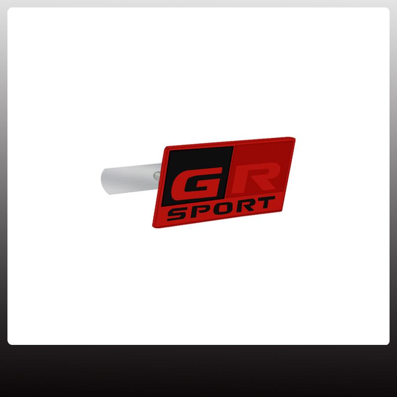 dclky10 GR Sport Car Grille Badge Sticker For Gazoo Racing C-HR RAV4 Mirai Avensis Toyota Logo Metal Trunk Emblem Decoration Accessories