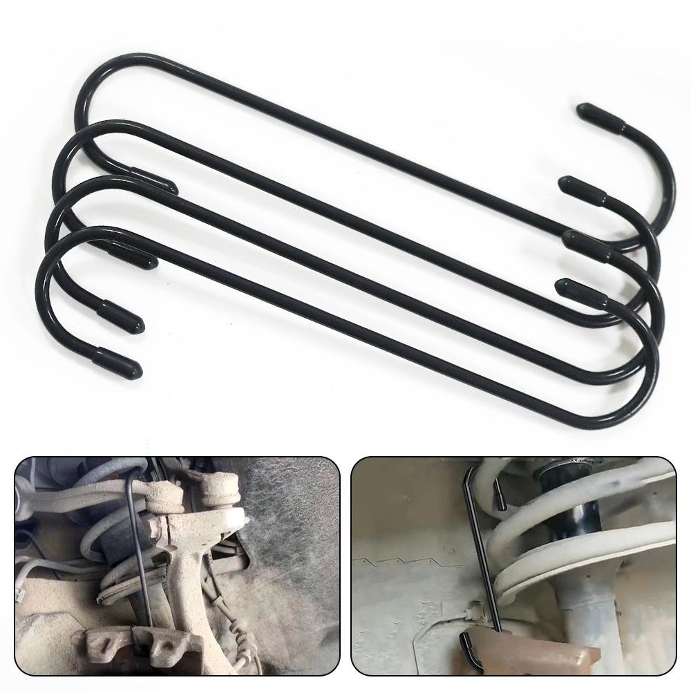 Автомобильный тормозной крюк Крюк суппорта с колпачком Замена тормозных колодок S-образный Распределитель тормозов Крюк цилиндра Универсальный инструмент