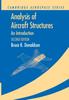 The Analysis of Aircraft Structures : An Introduction Book