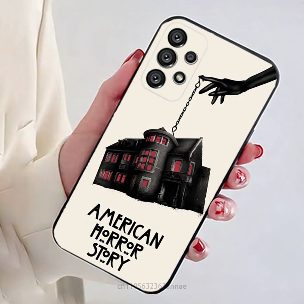 Чехол для телефона AHS American Horror Story для Samsung Galaxy A13,21s,22,31,32,52,53,71,80,A91 Мягкий черный корпус