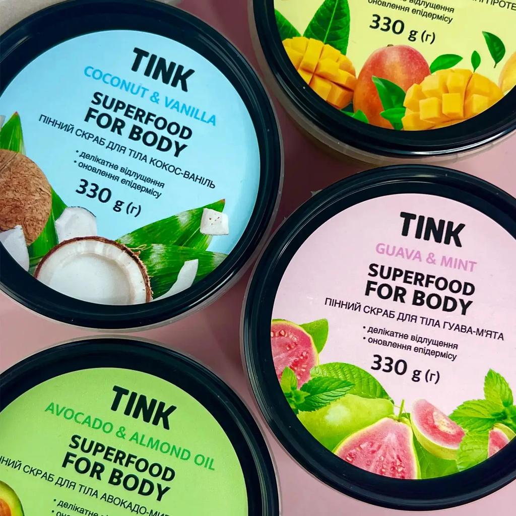 Foam Body Scrub Guava-Mint Tink 330 G