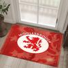 Middlesbrough Design Crystal Velvet Carpet Cozy Non?Slip Printed Rug For Bedroom Living Room Entrance