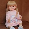 Полностью мягкая силиконовая кукла Reborn для маленьких девочек, 55 см, реалистичные длинные волосы, реалистичная принцесса для малышей Bebe, подарок на день рождения Raya