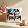 Модная Наволочка BBring Me The Horizoner Стильная Моющаяся Подушка Идеально для Дивана Спальни Декора Автомобиля