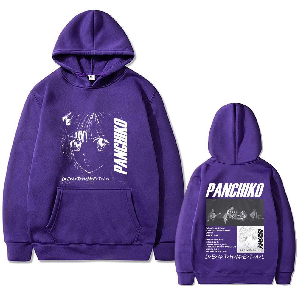 Rock Band Panchiko Album Graphic Hoodie Women Gothic Vintage Oversized Sweatshirt  Women Fleece Hoodies