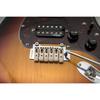 Wilkinson Individual Saddle Full Block ST Guitar Tremolo Unit Bridge для Fender Strat с 2 хромированными 10,5-миллиметровыми вставными рычагами Squier/Mexican,