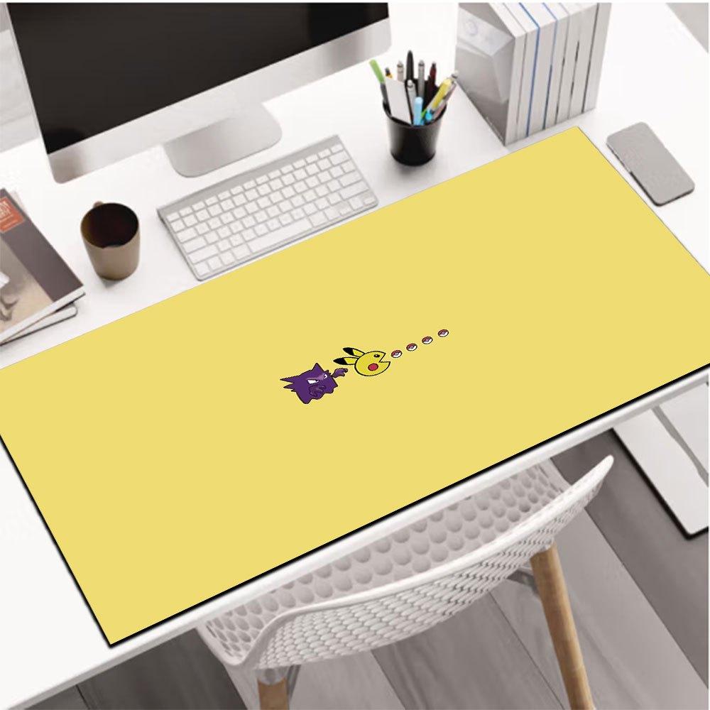 Computer Mouse Pad Pikachu Extended Mouse Pad Office Desk Pads Cute Custom Computer Keyboard Mat