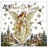 Reusable Window Stickers Christmas Clings, Removable PVC Decals, Snowy Festive Holiday Home Ornaments Glass for Party And Store Decorations