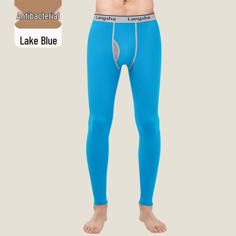 Langsha Мужские утягивающие брюки из хлопка и шерсти на осень/зиму