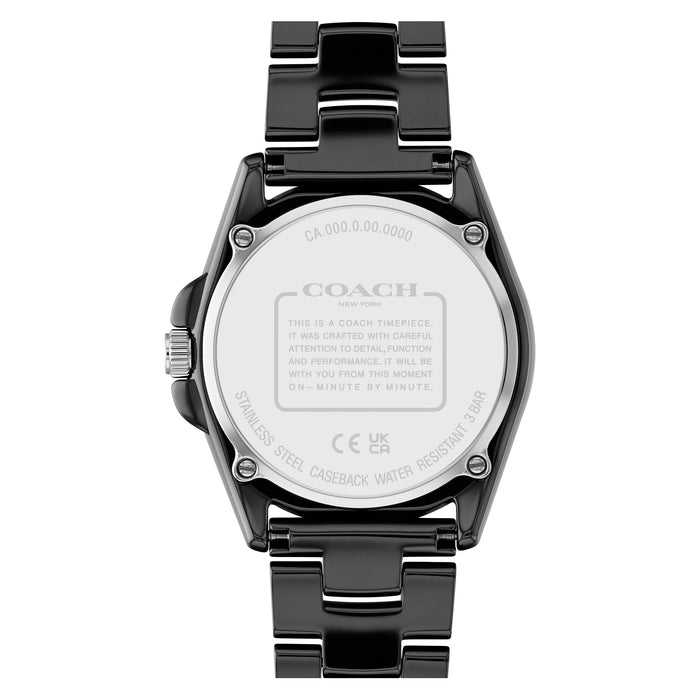 Coach Greyson Black Ceramic Women's Watch - 14503927