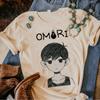 Женская футболка Omori Y2K, футболки с японскими комиксами для девочек, одежда из японского аниме в стиле манга