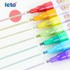 Набор флуоресцентных ручек Letu с двойной линией для ведения дневника и DIY-проектов - Водонепроницаемый, Идеально подходит для студентов и художников