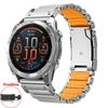 Титановый 26мм ремешок Quick Fit для часов Garmin Fenix 8 7X Pro Tactix 7 EPIX Pro 51мм Enduro 3 2X Instinct 3 2X 50мм Металлический ремешок
