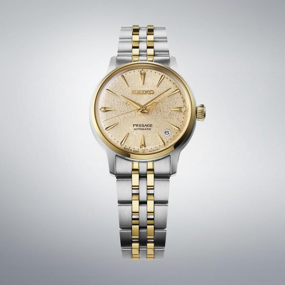 Seiko PRESAGE Cocktail Time Ladies and Unisex Mechanical Automatic Hand-winding Wristwatch SRRY052