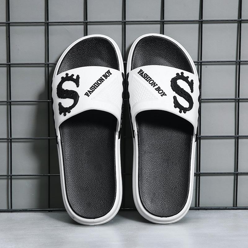 New Slippers Men's Summer Couples Can Wear Thick-soled Non-slip and Wear-resistant Fashionable Cool Slippers Men's Shoes