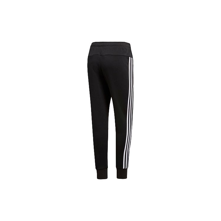 Adidas Three Stripe Casual Sports Tapered Pants Women Bottoms Black S97117