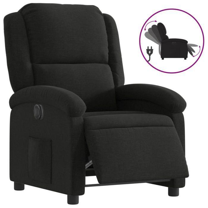 VidaXL Fauteuil Inclinable Électrique, Chaise de Relaxation avec Dossier et Repose-pied Réglables, Siège de Salon, Moderne, 3204142