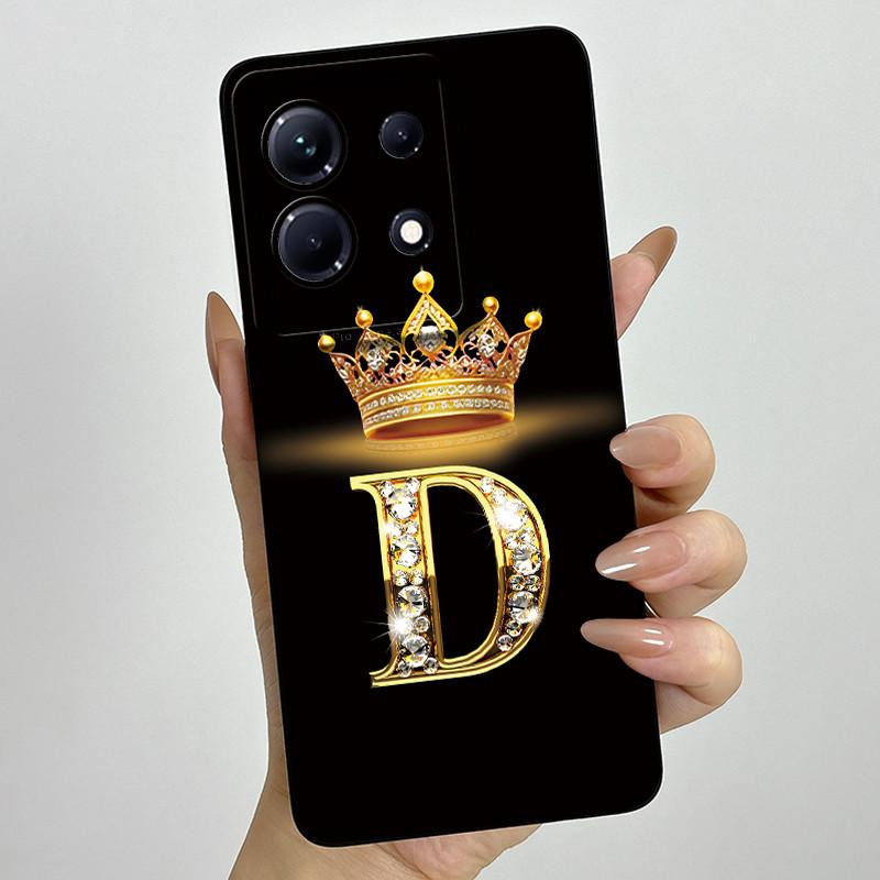 Для Infinix Note 30 4G 5G Note30 Pro VIP 30i Модный Чехол для Телефона с Инициалами для Пары Мягкий Силикон ТПУ Защитный Чехол для Камеры