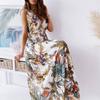 Women's Dress Summer Fashion Floral Print Sleeveless Dresses