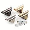1pc Metal Triangle Press Lock Fashion Switch Lock Clasp Leather Craft Women Bag Handbag Shoulder Bag Purse DIY Hardware