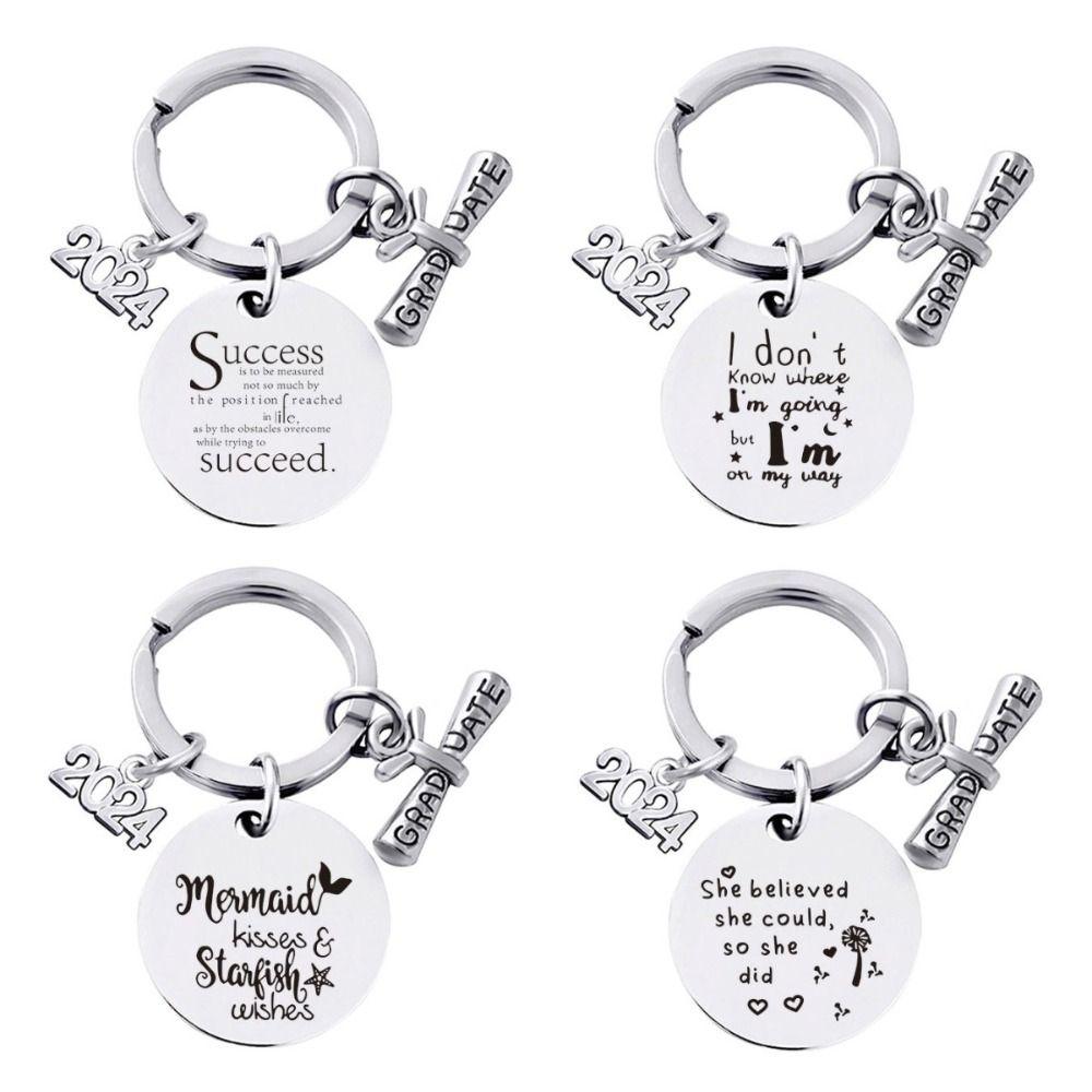 Брелок для ключей «Выпускной» 2024 года, брелок «Докторская шляпа» 2024 года, поздравление