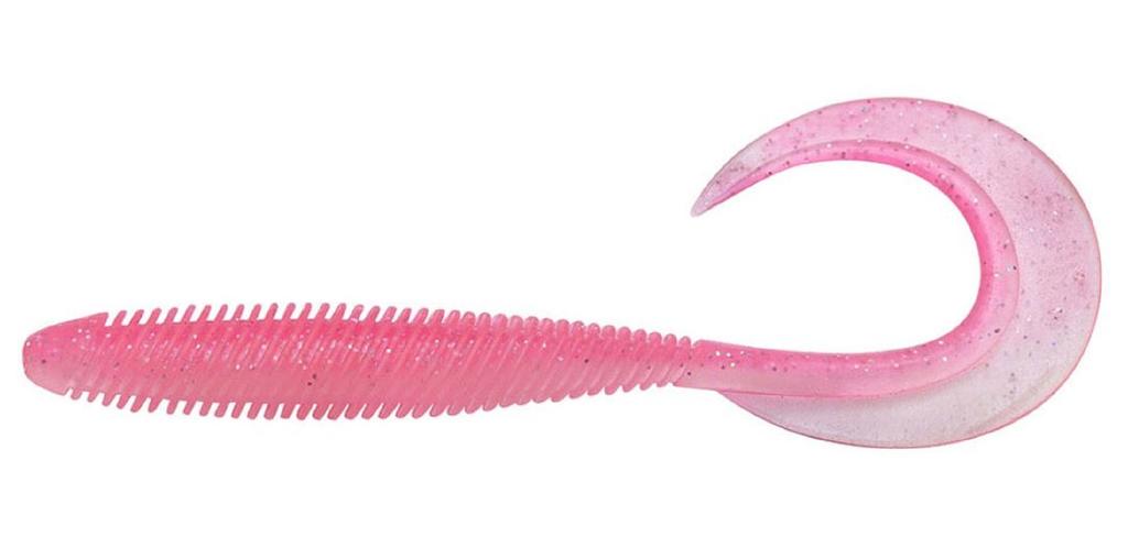 Megabass Мягкая приманка Kemuri Curly 3,5 дюйма Zabuton Pink (0323)