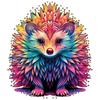 Colorful Hedgehog Heat Transfer Sticker, DIY Animal Pets Iron-On Decals For Clothes, T-Shirt Making, Pillow Decorating, Clothing Supplies & Appliques