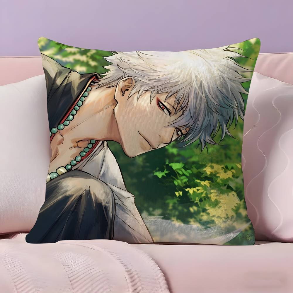 G-GINTAMA Аниме Наволочка Ультрамягкая Ткань, Дружелюбная к Коже Облачный Комфорт и Скрытая Молния