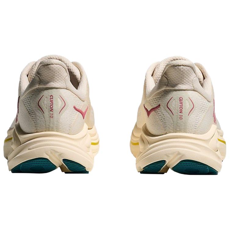 HOKA One One CLIFTON 10 Нескользящие и дышащие поддерживающие кроссовки для бега Женские Светло-коричневые 1162050-BHLB