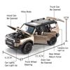 1:32 Prado SUV Car Model Toy Alloy Die-casting Back 6 Doors Can Be Opened Sound and Light Off-road Vehicle Children Boy Gift Collection