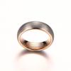 [Rockyu] аксессуары вольфрамовое кольцо розовое золото мужское кольцо Популярность простой Матовая отделка
