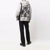 OFF-WHITE Dinosaur Series Sweatshirts Men's Gray Hooded Moderate Regular OMBB085F21FLE0170810