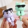 Storage Hook Strong Load-bearing Waterproof Cartoon Cat Shaped Coat Hook Scarf Bag Hanger Hook Wall Decoration