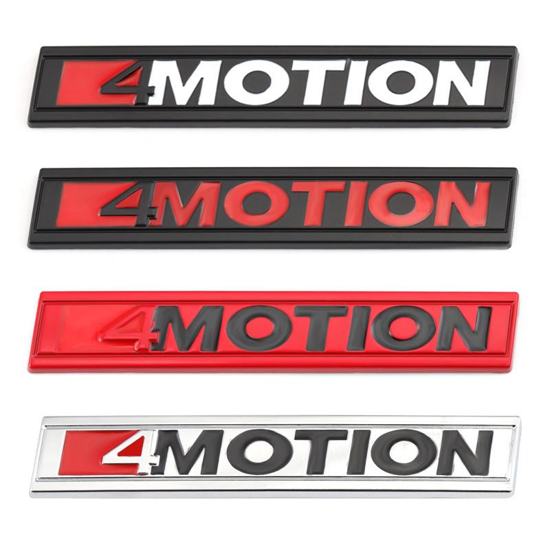 4 Motion Logo Car Stickers Emblem Badge Decals Front Hood Grille for Volkswagen SUV VW Multivan Tiguan Highline 4motion Touareg zd2