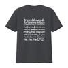 Red Dwarf Lyrics T Shirt Cold Outside Fun In The Sun Design vintage Washed fashion Top For Everyday Wear streetwear Slightly
