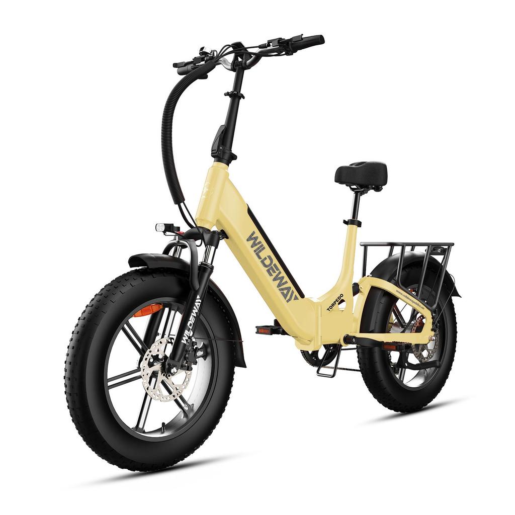 WILDEWAY Torpedo All-terrain electric bicycle 500W Motor 48V15Ah Battery City off-road electric bicycle 20inch Tire