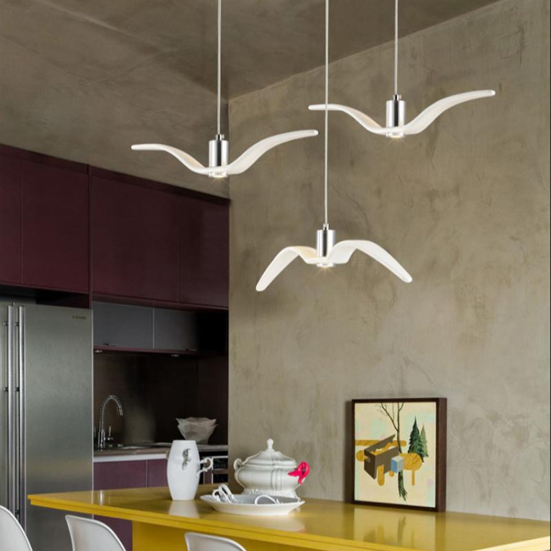 Светодиодные люстры Люстры «Чайка» Люстра для спальни Украшение Люстра Светодиодная люстра Встраиваемый монтаж Светодиодные креативные люстры