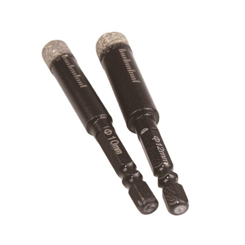 5-16 мм шестигранный хвостовик паяное сухое керамическое сверло для плитки мрамор гранит стекловидный открыватель отверстий алмазное сверло аксессуар