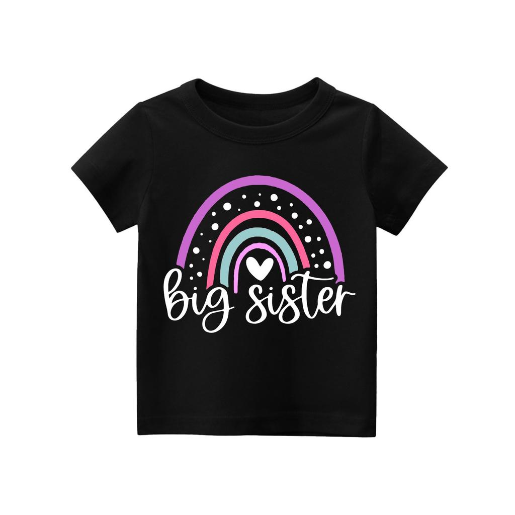 Toddler Girl Boy T-Shirts Kids Top Boys And Girls Printed Short Sleeved T-shirt