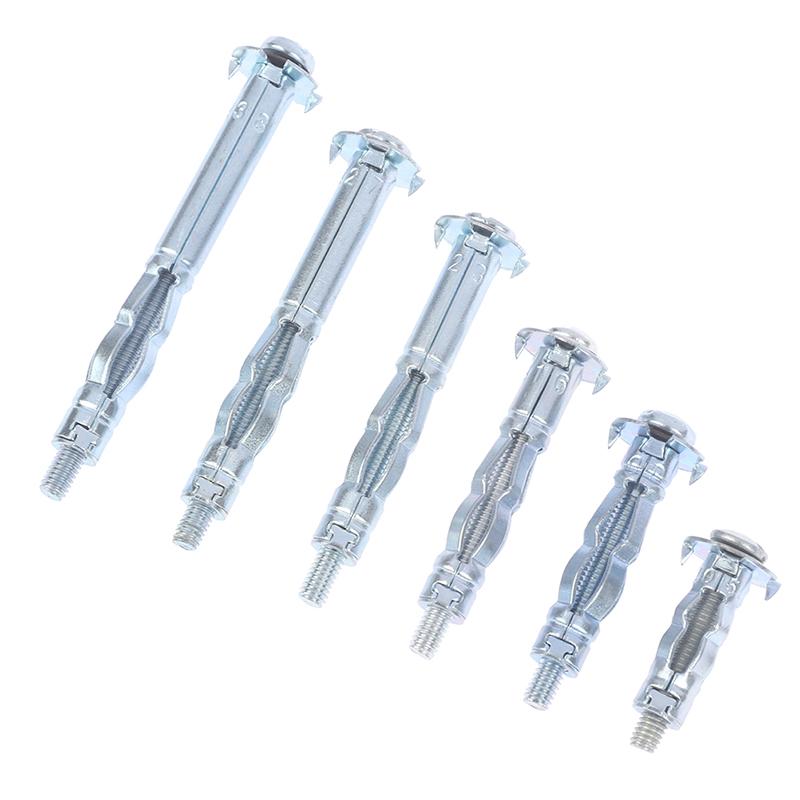 10 шт. M4 комплект металлических анкеров для полых стен, дюбель для гипсокартона и гипсокартона