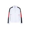 Training Series Stand Collar Slim Fit Knitted Sports Jacket Women Jacket Pure-White 162417742S-1