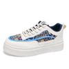 Autumn New Breathable Men's Shoes Versatile Trend Niche Design Platform Cloth Shoes Sports Casual White Board Shoes