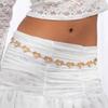 IngeSight.Z Роскошная полая цепочка на талию в форме сердца, регулируемая, женская, модная, летняя, металлическая, цепочка на тело, пояс, ювелирное изделие