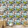 Butterflies among flowers wallpaper for living room and bedroom 50x1000