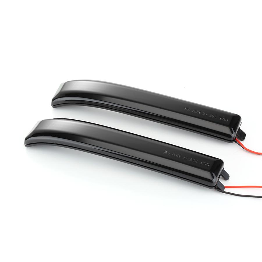 LED Side Mirror Light Turn Signal Smoke Lens Reflector Fit For Ford 09-14 F150