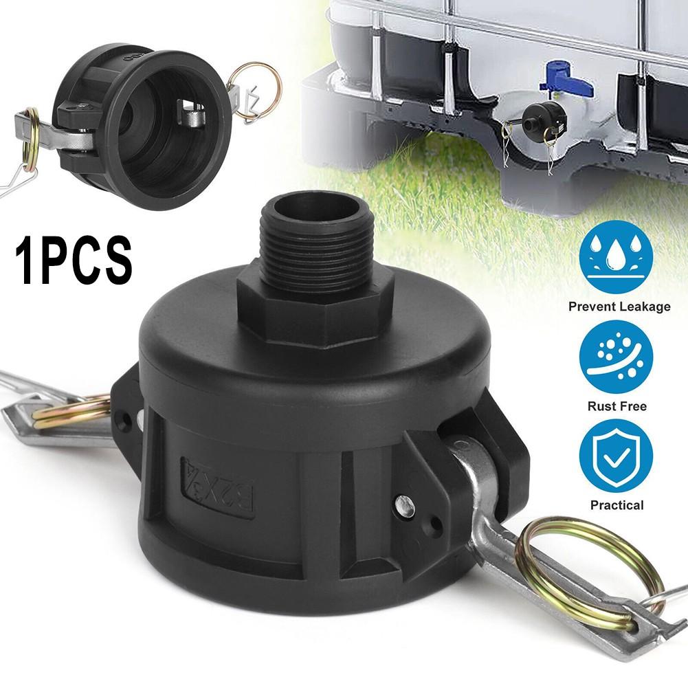 Адаптер слива для IBC-контейнера 275-330 галлонов, 2-дюймовый Cam Lock для садового шланга 3/4"