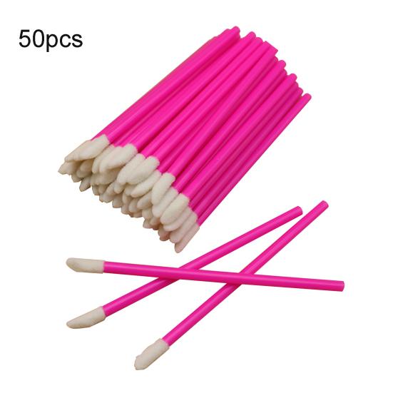 50 шт. кисточка для губ одноразовые палочки для блеска аппликатор палочка инструмент для макияжа