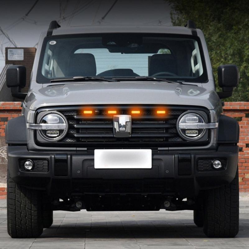 Car LED Emergencys StrobesLight Grille Flashing Warning Beacon Hazard Caution Light Yellow Lamp for Tank300 Vehicles SUV