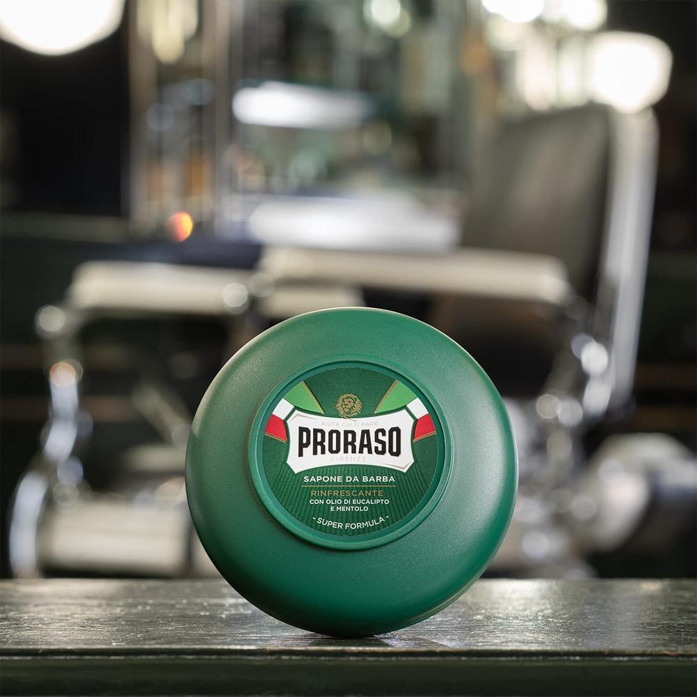 Освежающее мыло для бритья Proraso Мыло для бритья Эвкалиптовый зеленый, 3 шт., 150 мл