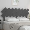 VidaXL Headboard Grey 159.5x3x80.5 Cm Solid Pine Wood 819232